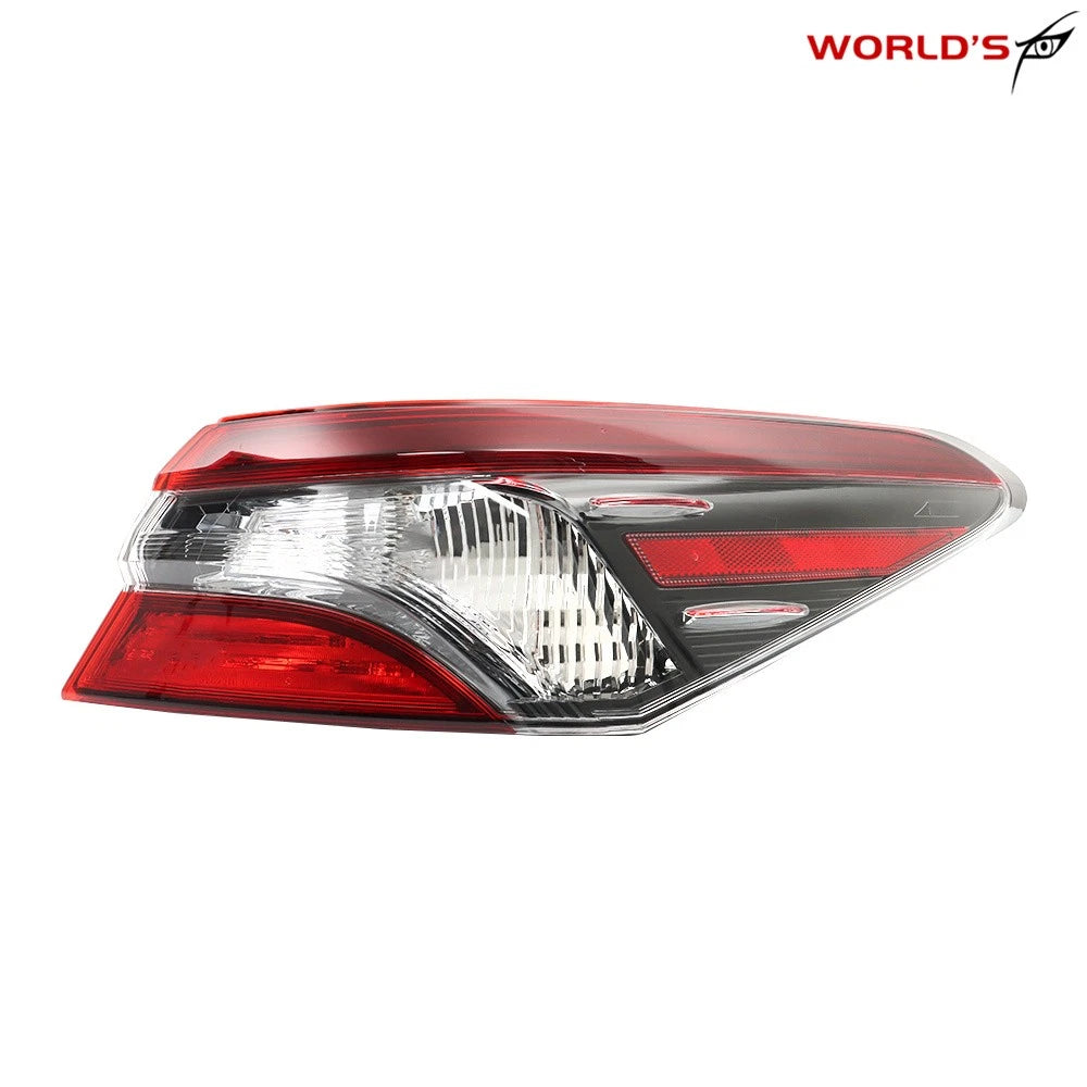 Outer Right Passenger Side Red Halogen Tail Light for Toyota Camry (2021–2022)
