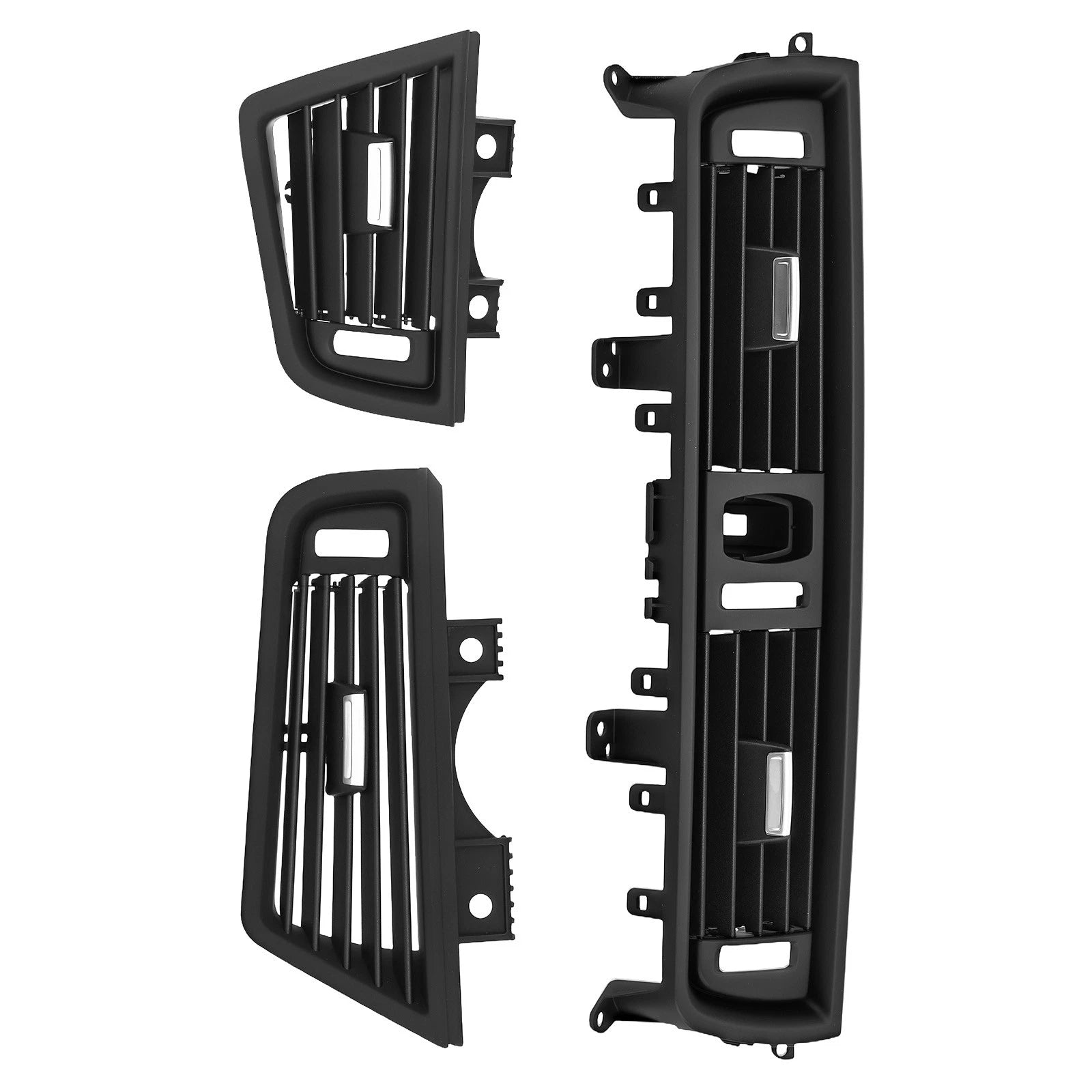 3X Air Vent Grille for BMW 520i 520d 525i 528i 530i 535i GT (2010–2016) Black