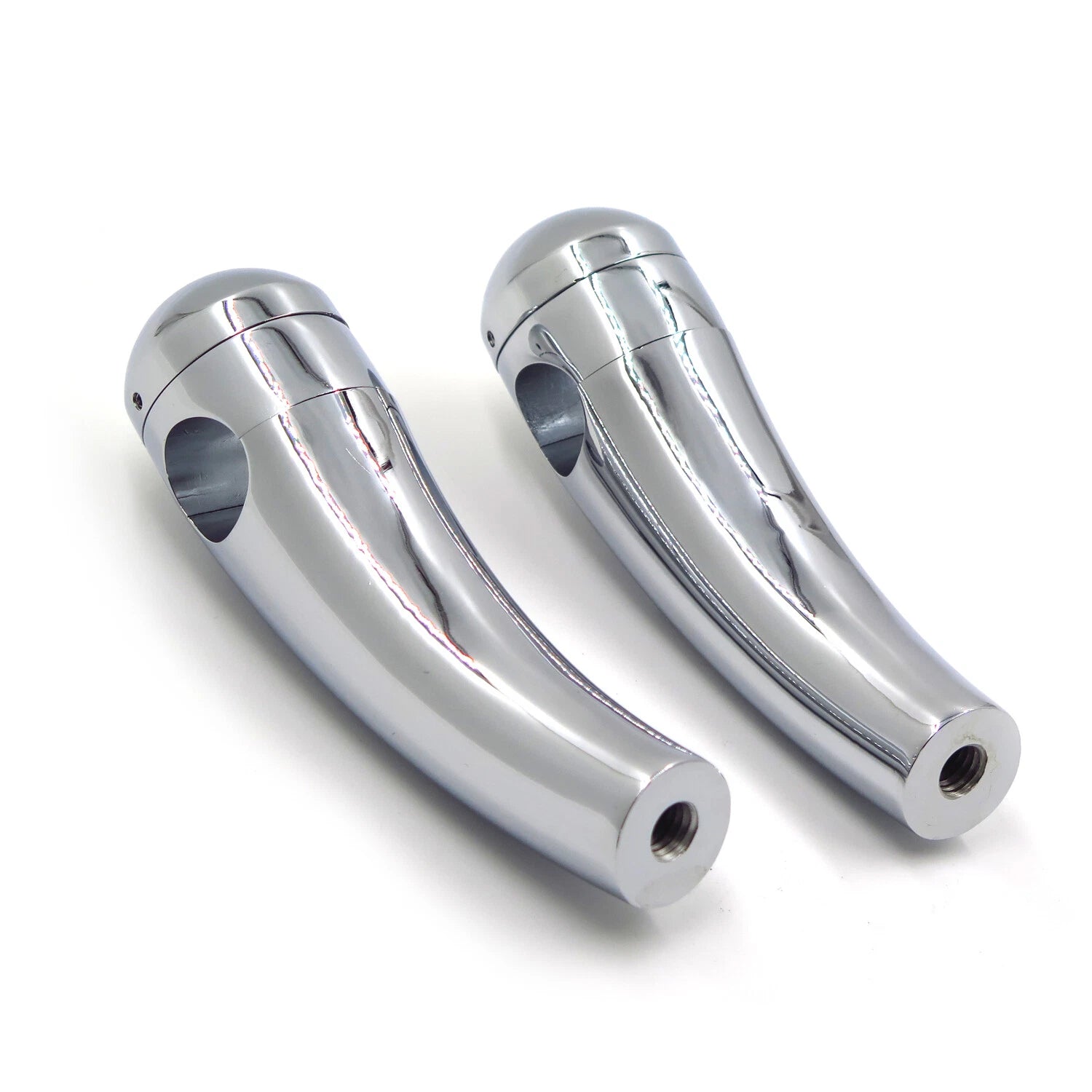 Chrome Handlebar Risers for Universal Motorcycle Dirt Bike ATV (7/8" 22mm)