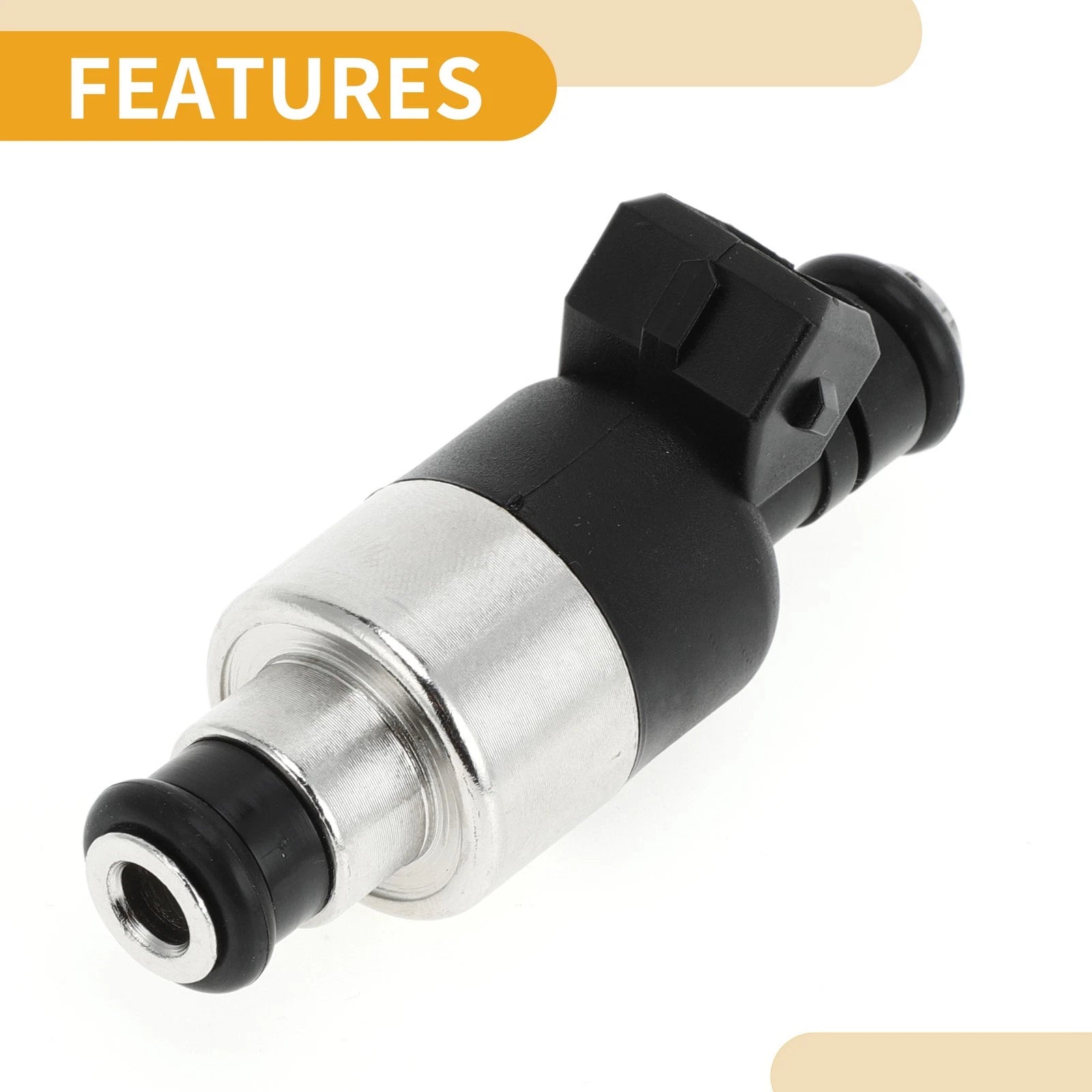Fuel Injector No. 17124782 for Buick Regal (1988–1993) 1 Pc Black