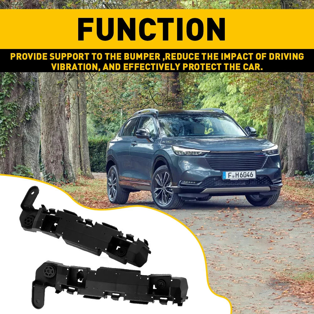 Set of 2 Front Bumper Bracket Holders for Honda HR-V (2016â2020)