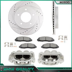 Front Brake Calipers & Rotors with Ceramic Pads for Ford F-150 (1997–2003)