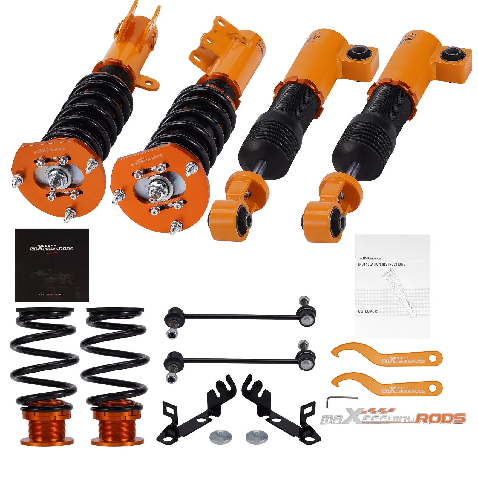 24 Level Damper Coilovers Springs & Shock Kit for Chevrolet Cobalt (2005–2010)