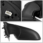 Powered Adjust Heated Driver Side Door Mirror Left for Hyundai Elantra (2017–2018)