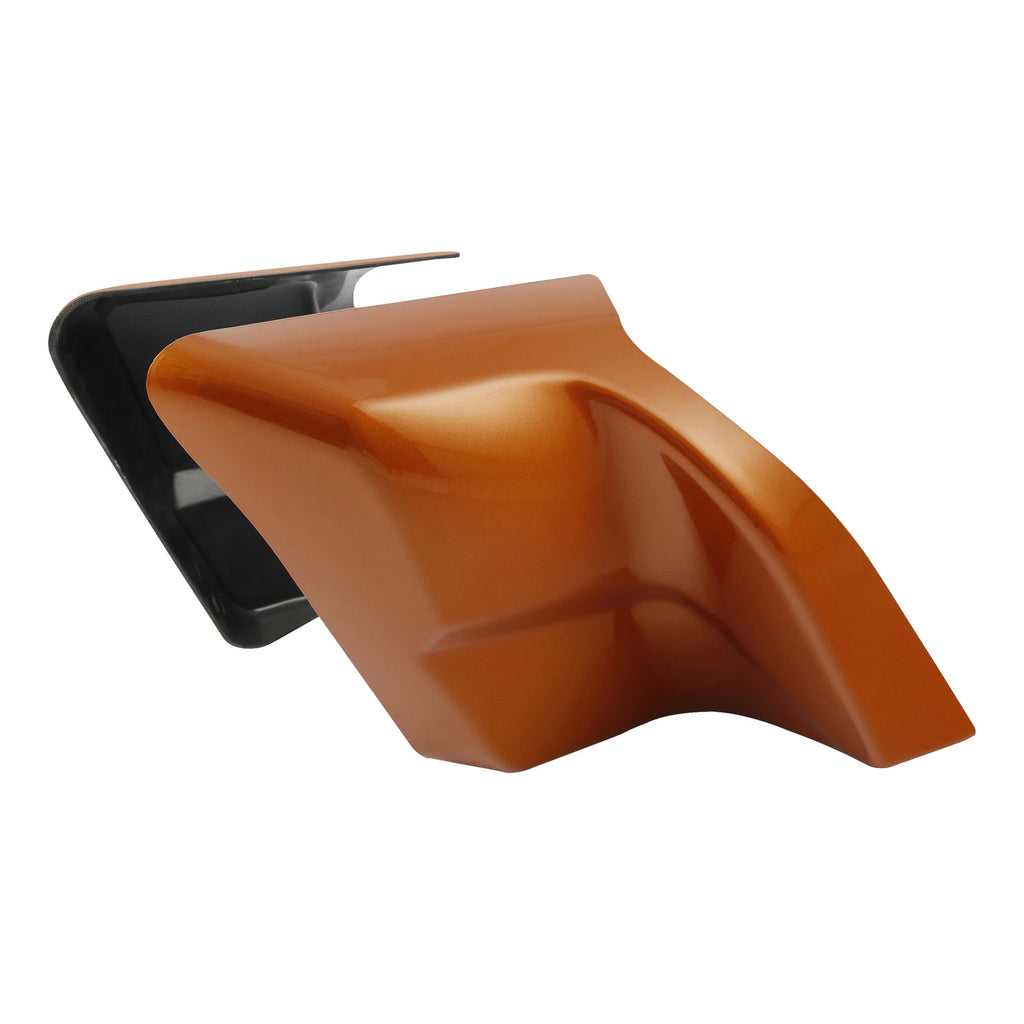 Stretched Side Covers Fairings for Harley Road Glide (2014–2024) Amber Whiskey