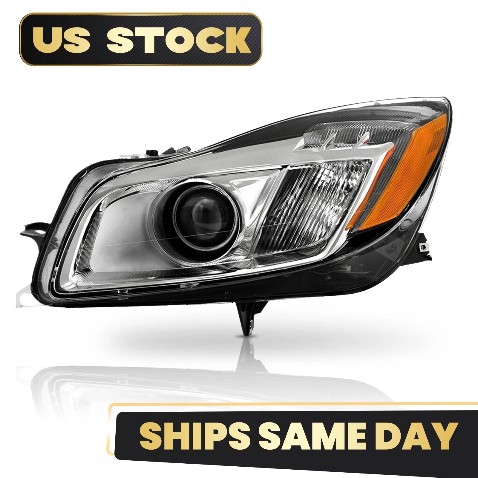 HID/Xenon Headlight for Buick Regal (2011) Left Driver Side w/LED DRL