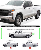 Stainless Steel Drop Armor for Silverado Sierra Double Cab (2019-2026)