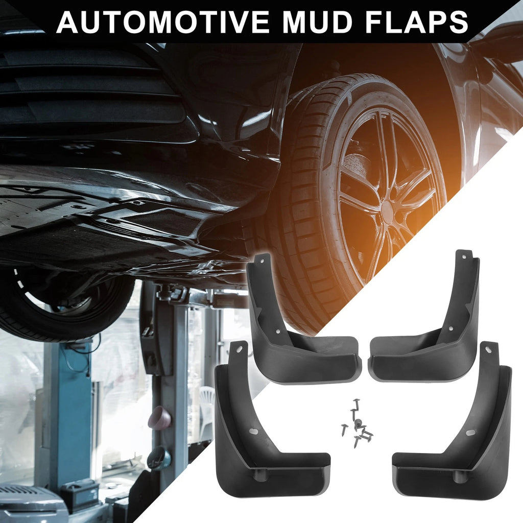 Set of 2 Front & Rear Mud Flaps for Volkswagen Golf (2015–2017)