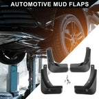 Set of 2 Front & Rear Mud Flaps for Volkswagen Golf (2015–2017)
