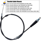 Throttle Cable for Yamaha Bear Tracker Big Bear Kodiak Wolverine (1999–2006) 4KB-26311-00-00