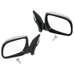 LH+RH Chrome Electric Power Mirrors Pair for Toyota Hilux 2005-2011 Left Right