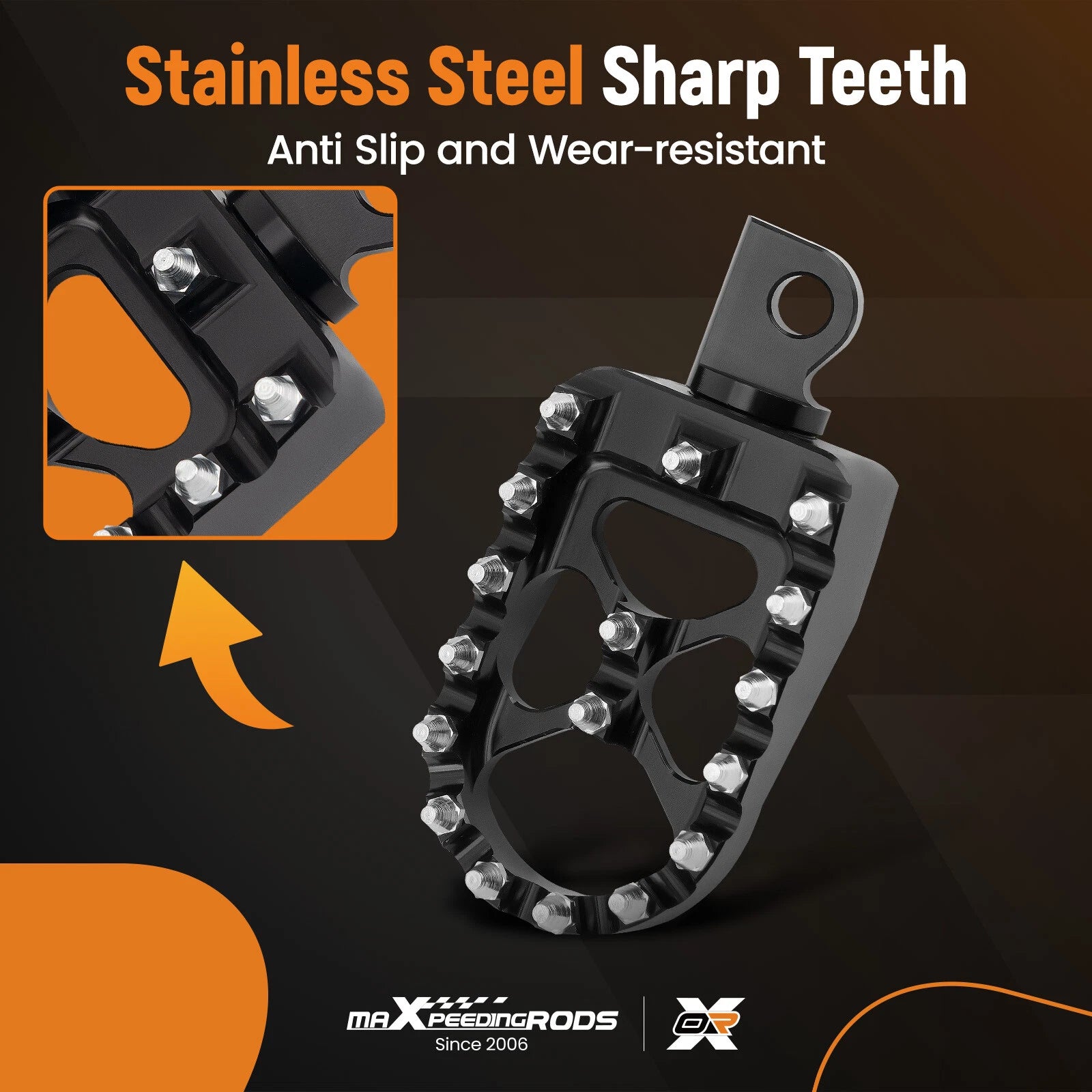 Wide Foot Pegs for Harley Dyna (1993-2017)