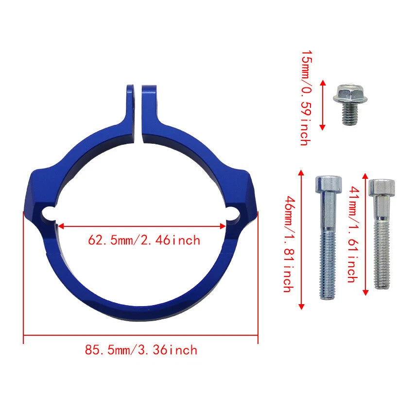 Exhaust Flange Guard Tip Muffler Pipe Clamp for Husqvarna TX 250 TC 300 TE 250 (2010–2023)