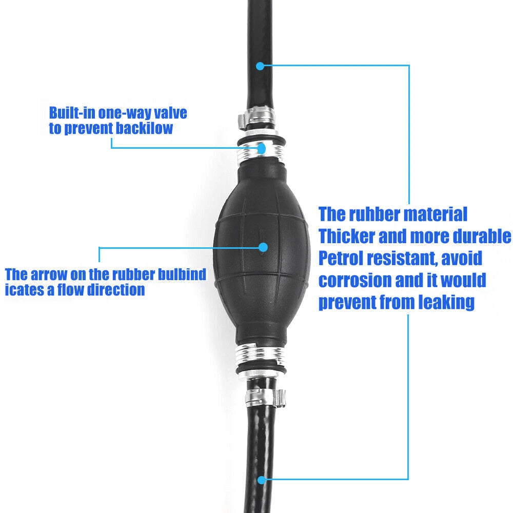 8mm Liquid Transfer Siphon Hose Pump for Gasoline and Water