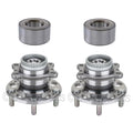 Set of 4 NTN Front and Rear Wheel Bearings & Rear Hub Assemblies for Hyundai Kia