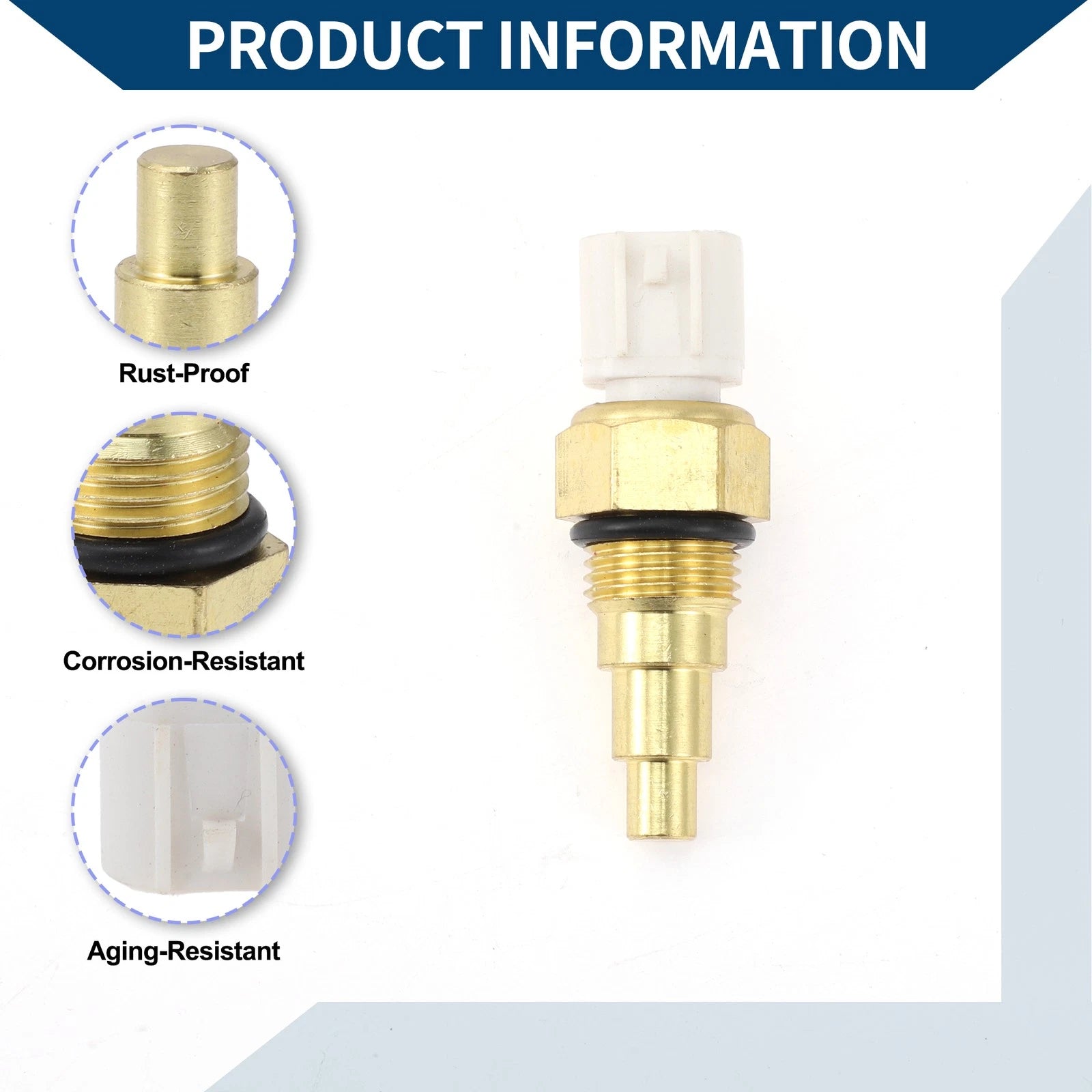 Engine Coolant Temperature Sensor MB356704 for Dodge Colt (1990–1992)