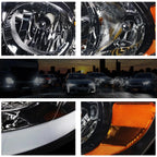 Smoked Lens Amber Corner Headlight for Dodge RAM Pickup (2006–2009) W/LED DRL