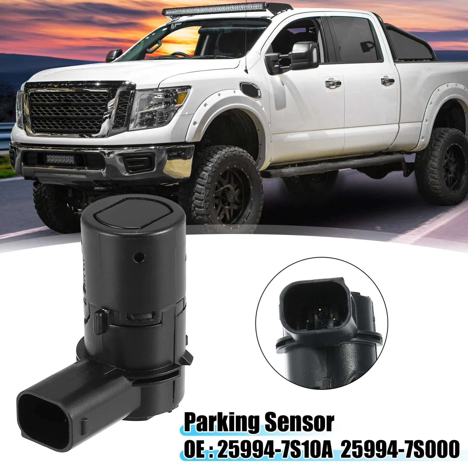 2 Pcs Bumper Reverse Parking Sensor for Nissan Titan Armada (2005–2011) 25994-7S10A