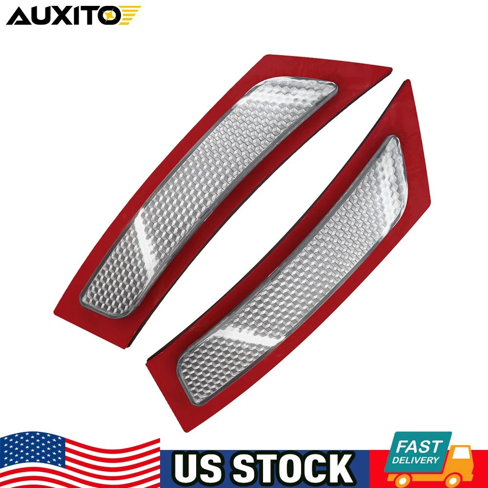 Clear Front Bumper Reflectors for BMW F10 525i 528i 530i 535i 550i (2011–2016)