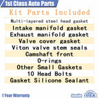 Head Gasket Set with 10 Bolts for Chevrolet Aveo 2004–2005