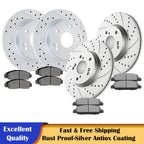 Drilled Rotors Brake Pads Kit for Honda Accord (2013–2017)