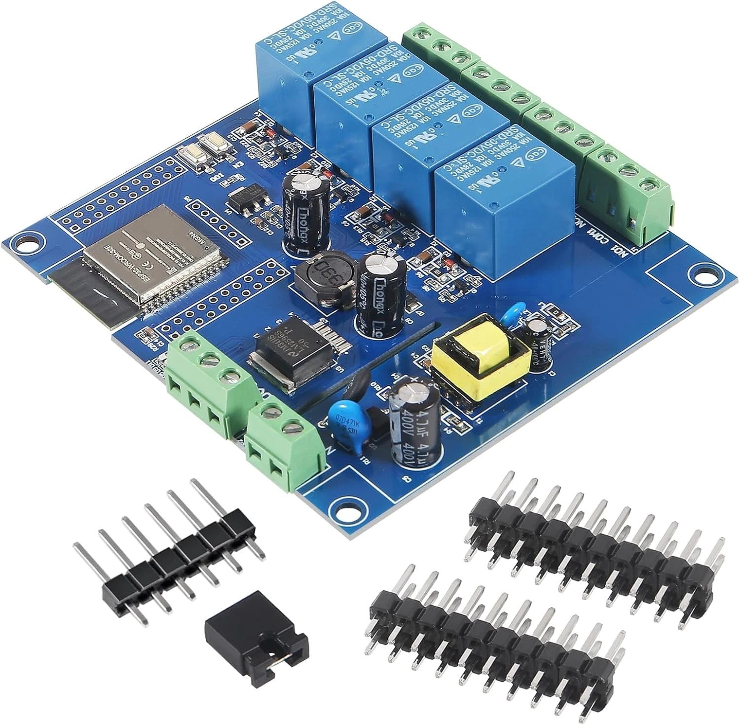 4 Channel Relay Module for ESP32 WROOM-32E (Compatible)