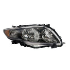 Replacement Passenger Side Headlight Lens Housing for Toyota Corolla (2009–2010)