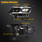 Right LED Headlight Assembly for Dodge Durango (2021–2024)