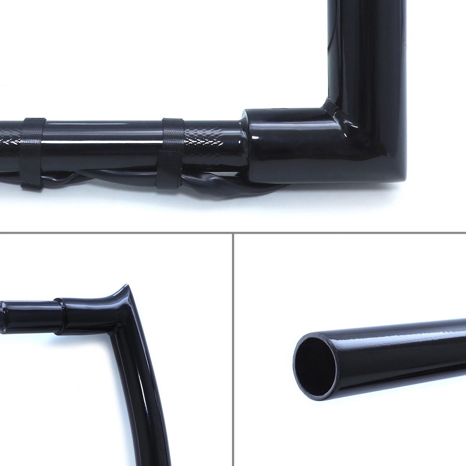 14" Prewired 32mm 1.5" Handlebar Ape Hanger for Harley Road Glide (2008–2013)