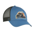Retro R Model Cap for Mack Trucks (Blue/Black Mesh)