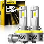Set of 2 AUXITO 50W 20000LM LED Headlight H11 H9 H8 Bulbs for