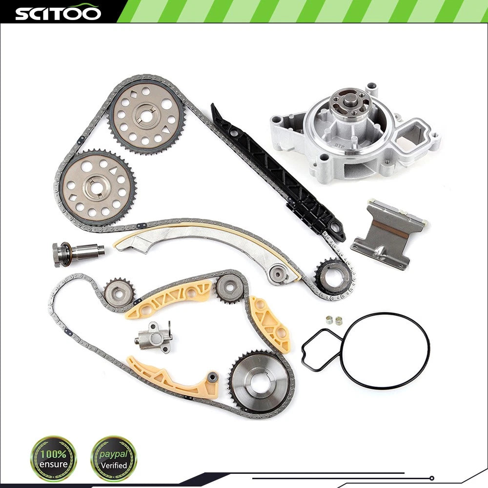 Timing Chain Balance Shaft Water Pump Kit for Saturn Pontiac 2.2L L4 DOHC (2000–2011)