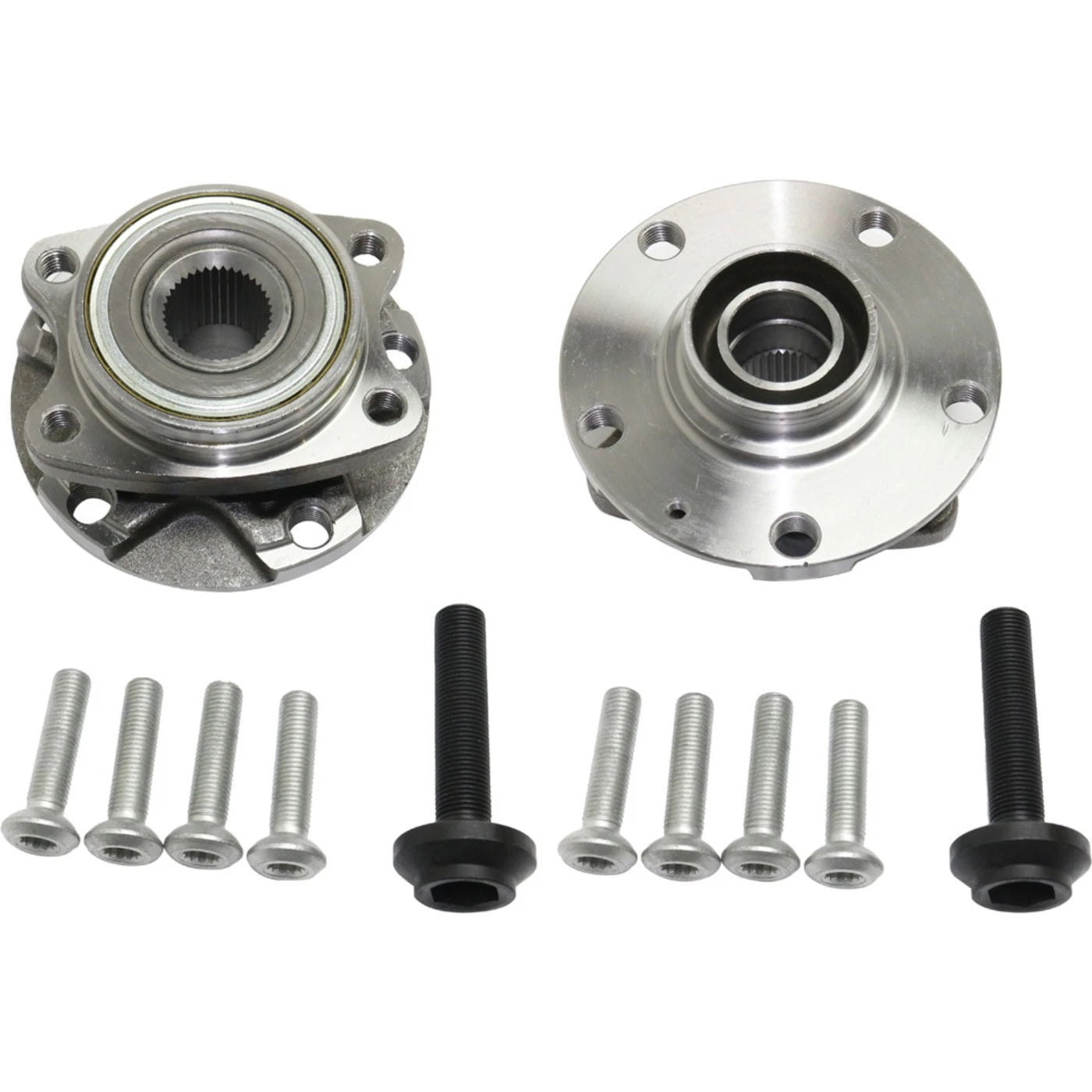 Set of 2 Wheel Hubs for Audi A4 Quattro (2002–2008) Front Left & Right