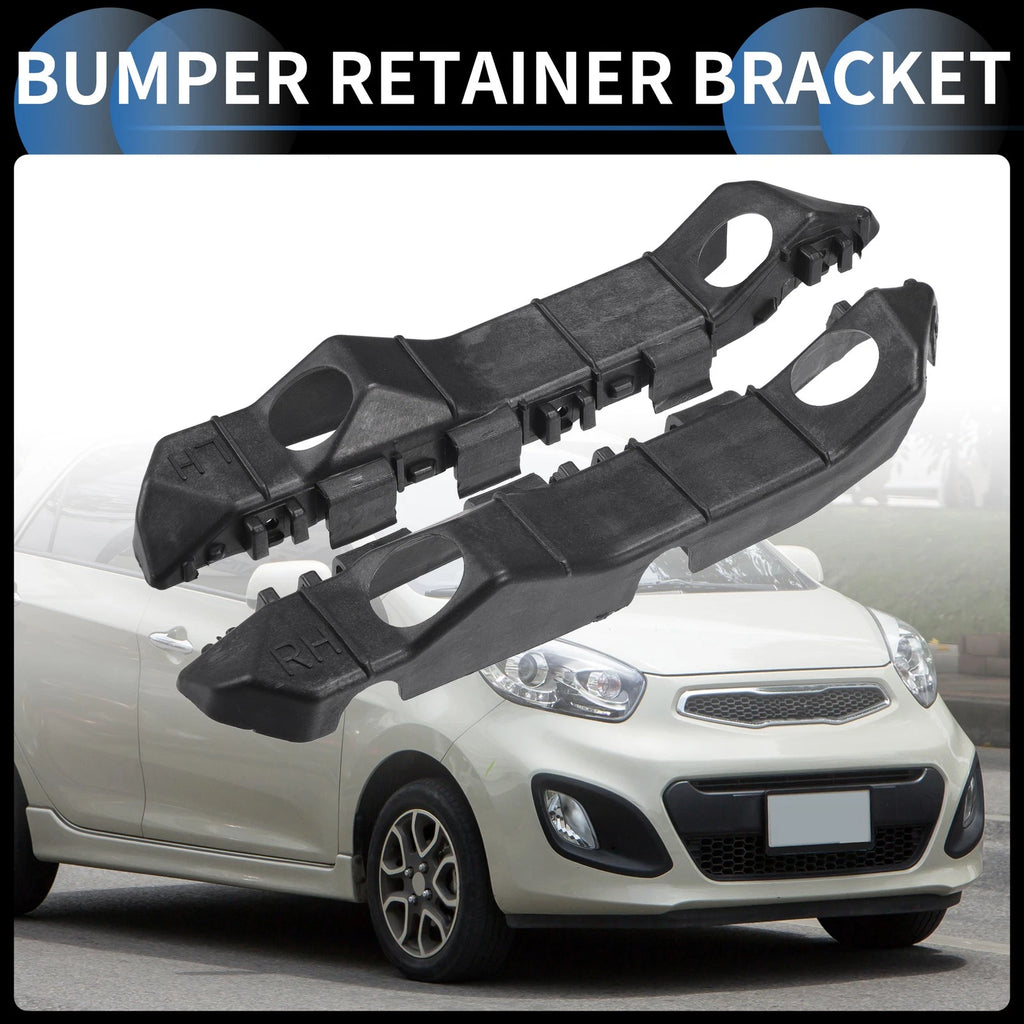 1 Pair Front Bumper Retainer Bracket No. 865131Y000 for Kia Picanto (2012)