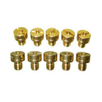 Set of 10 Mikuni Carburetor Main Jets 155-205 for