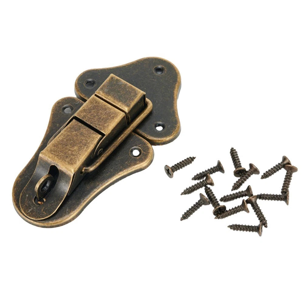 Lock Latch for Vintage Jewelry Box Cabinet Drawer (Antique Style)