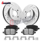 10.08" Front Rotors Brake Pads for Chevy Cobalt Pontiac Pursuit G5 G4 Saturn Ion (2005–2010)