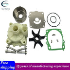 Water Pump Impeller Kit 6G5-W0078-01 for Yamaha 2-Stroke 150-225 HP (1996–2006)