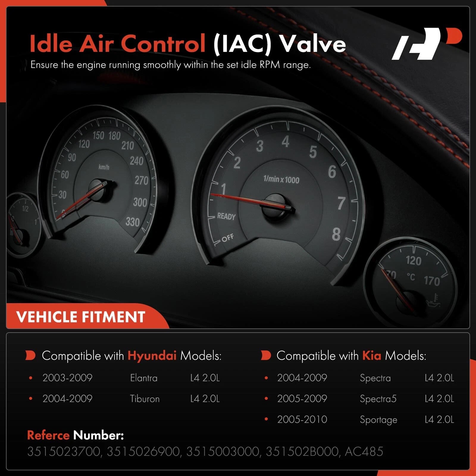 Idle Air Control Valve for Nissan Altima, Frontier, Xterra (2006–2013)