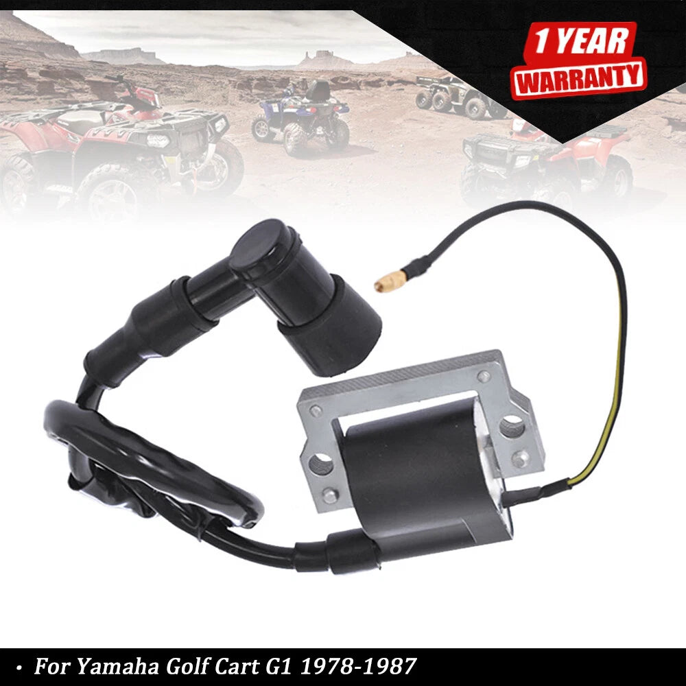 Ignition Coil for Yamaha Golf Cart G1 (1978–1987) Gas Powered