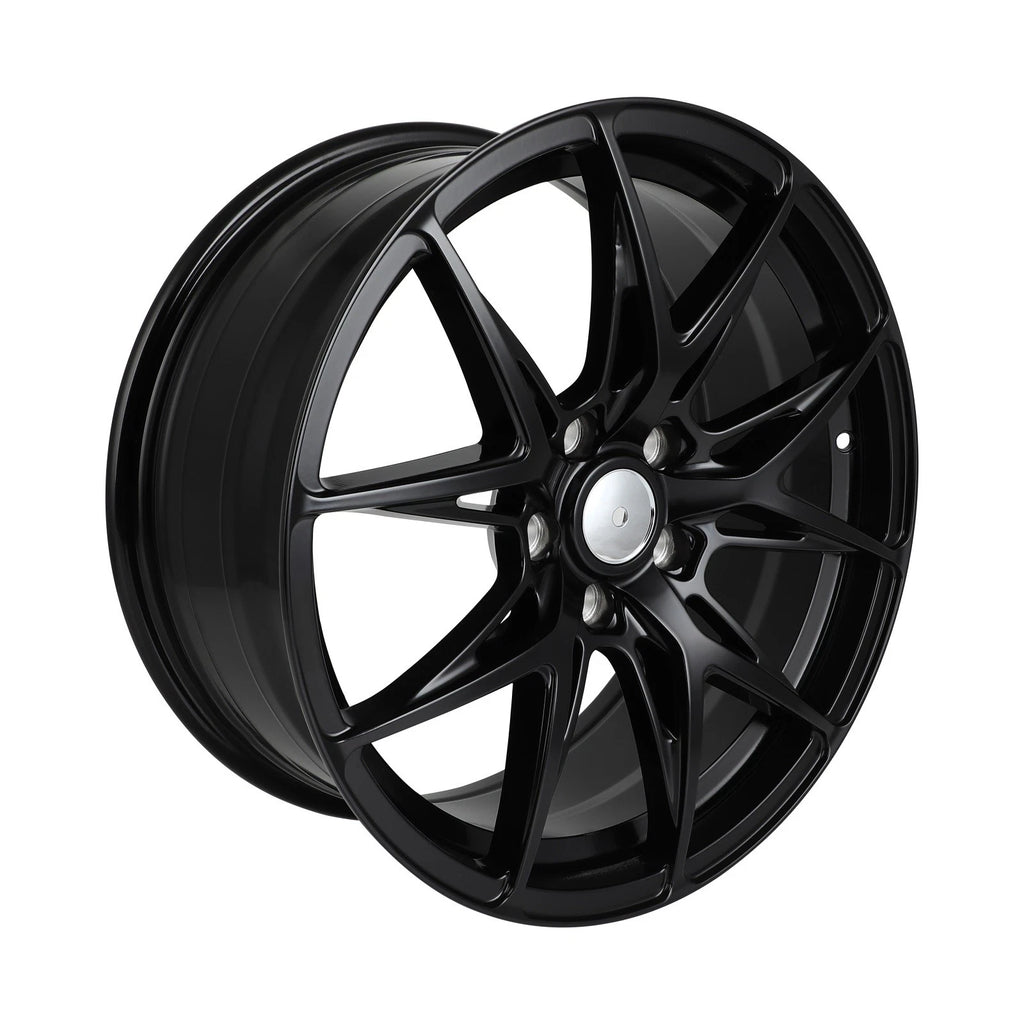 Set of 4 18x8 Alloy Wheels for 5x114.3 PCD 40mm Offset Matt Black