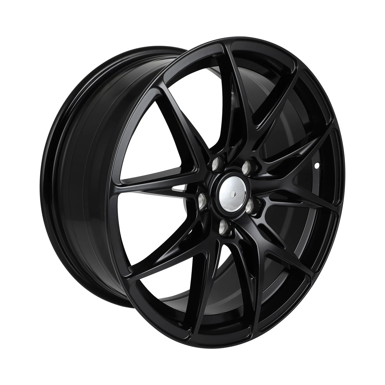 Set of 4 18x8 Alloy Wheels for 5x114.3 PCD 40mm Offset Matt Black
