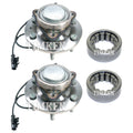 Front and Rear Wheel Bearings & Hubs Kit for Silverado Yukon XL 1500 (2007–2014)