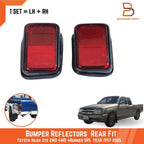 Rear Bumper Reflectors  Red for Toyota Hilux SR5 (1997-2005)
