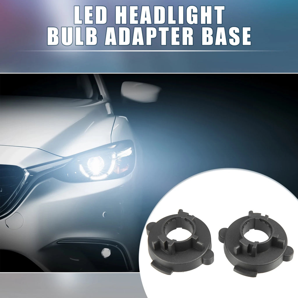 H7 LED Headlight Bulb Holder Adapter Socket for Hyundai Elantra (2017–2020)