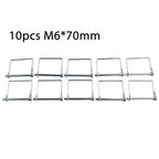 70mm Trailer Coupler Hitch Pin Lock Square Shape Towing Shaft Locking Pin