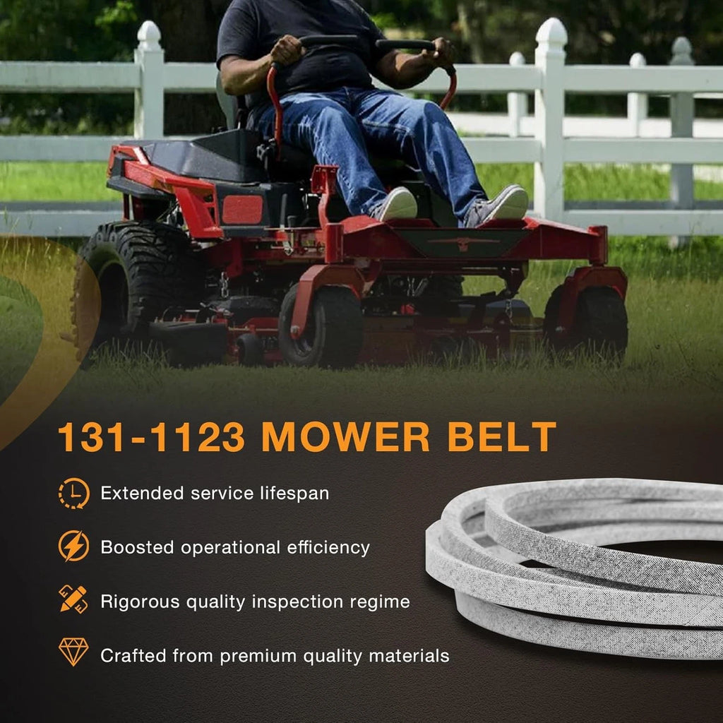 Mower Deck Belt for Toro Time Cutter Titan 60" Zero-Turn (189" x 5/8", 133-4372)