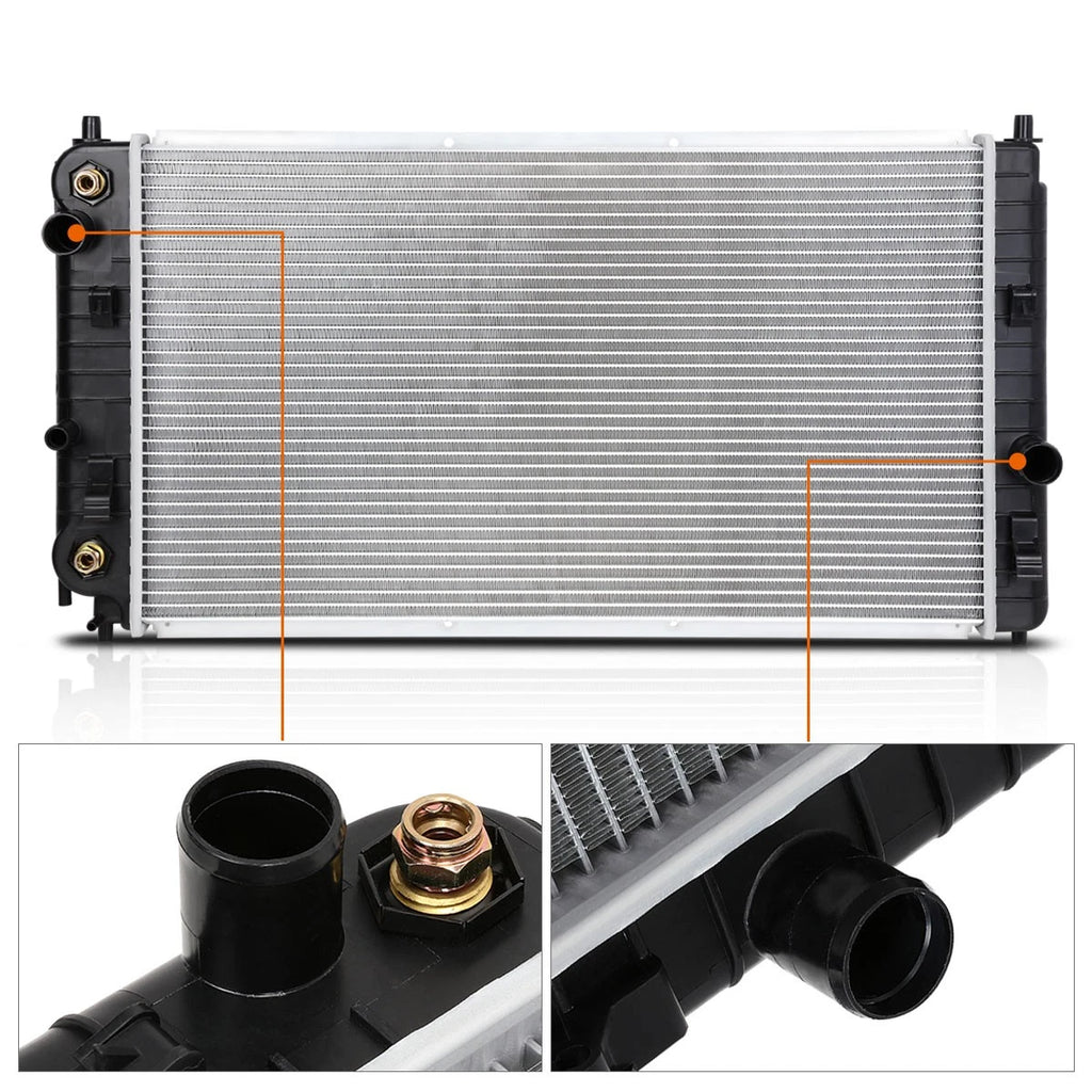 Aluminum OE Factory Radiator for Pontiac Grand Am/Chevy Malibu (1997–2005) DPI-2264