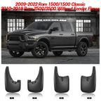 Set of 4 Splash Guards for Dodge Ram 1500 2500 3500 (2009-2016)