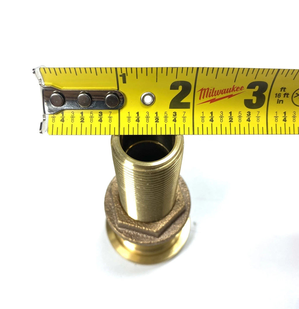 Perko Bronze Thru Hull Fitting 3.5" x 3/4" NPT for Boats (N/A)